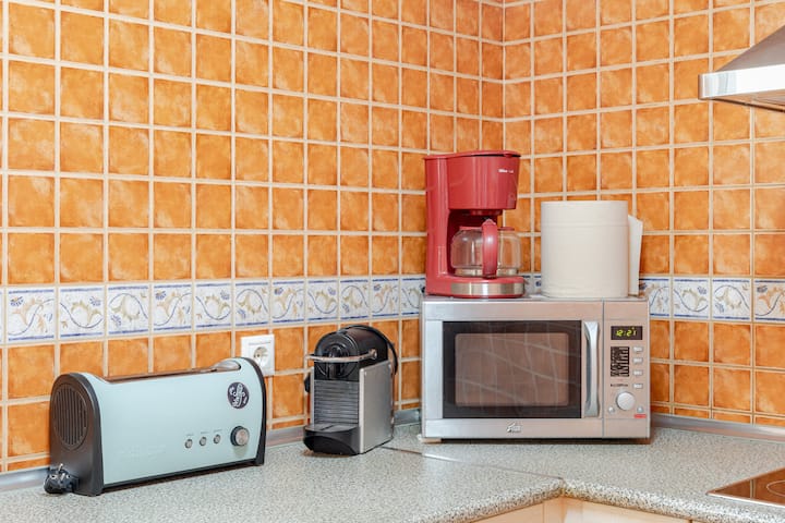 Tostadora y cafetera