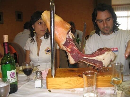 meson de los 20 platos jamon